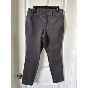 NYDJ Jeans Womens 14P Gray AMI Skinny Legging Lift Tuck Stretch Preppy